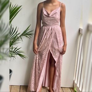 Shareen Collection Rose Gold Dress